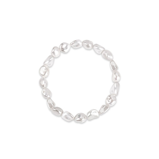 Sterling Silver Baroque Pearl Bracelet