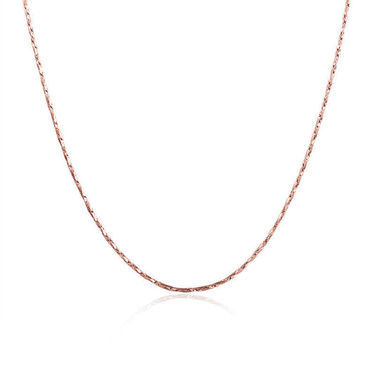 Thin Chain Rose Gold GP 0.5mm