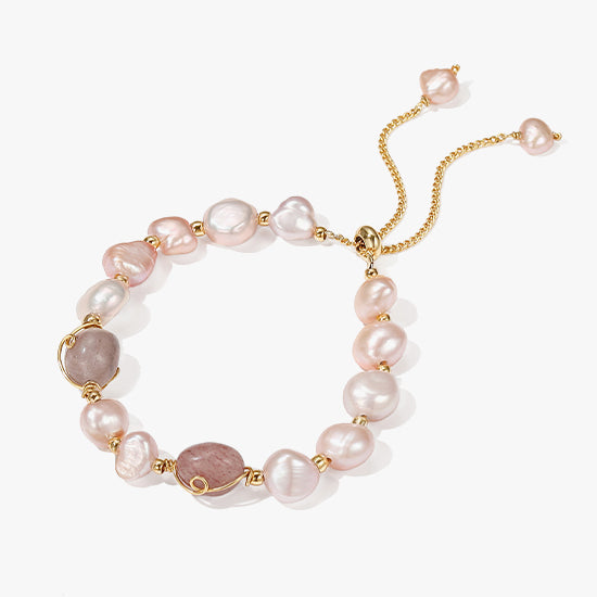 Sterling Silver Baroque Pearl Bracelet